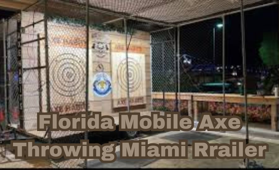 Florida mobile axe throwing Miami trailer