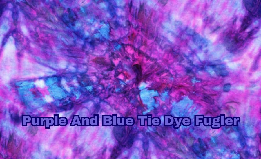 purple and blue tie dye fugler