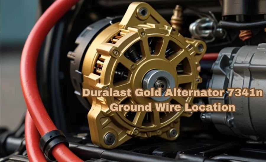 duralast gold alternator 7341n ground wire location