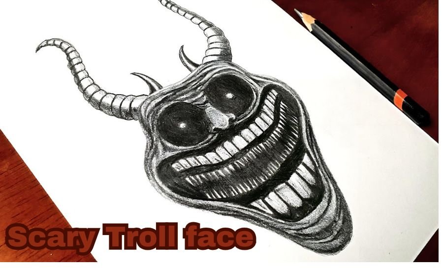 scary troll face